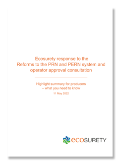 Ecosurety response to the PRN consultation May 2022
